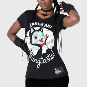 Killstar Black Fangtasy Top